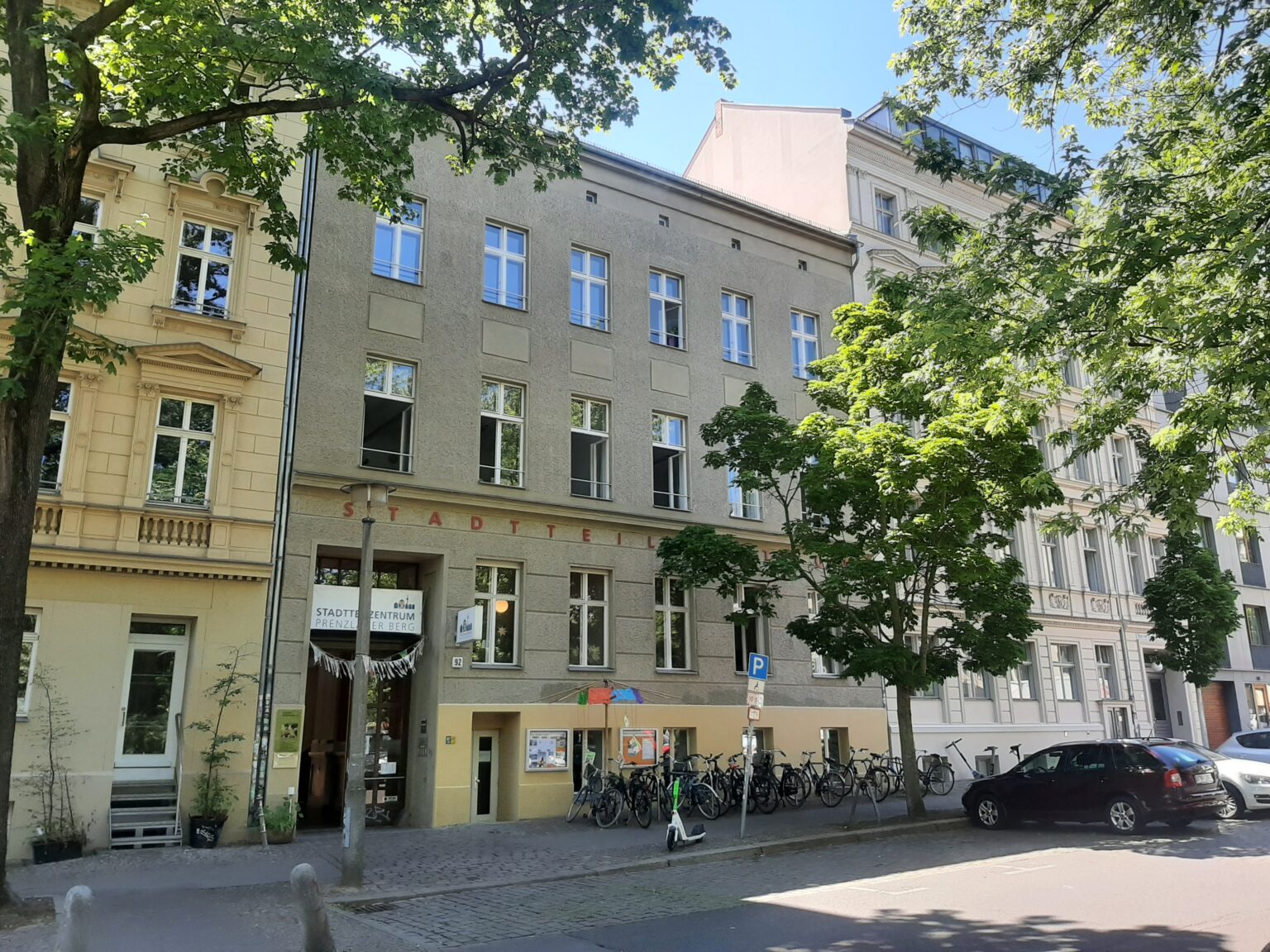 Außenfassade Fehrbelliner Straße