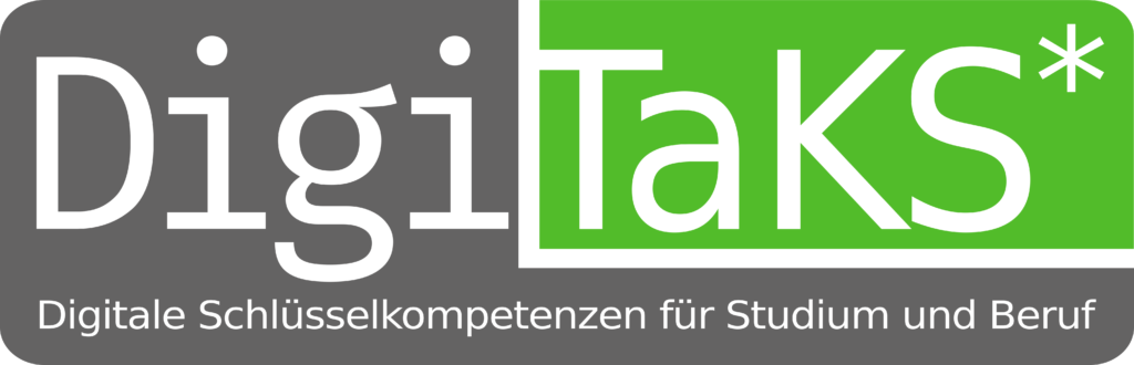Logo von DigiTaKS* - Digitale Schlüsselkompetenzen für Studium und Beruf