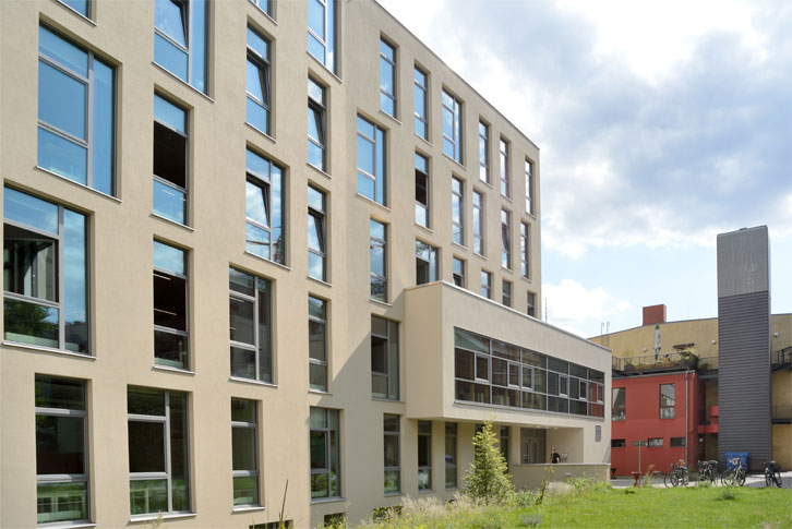 Gebäudeansicht des Haus 12 auf dem Pfefferberg