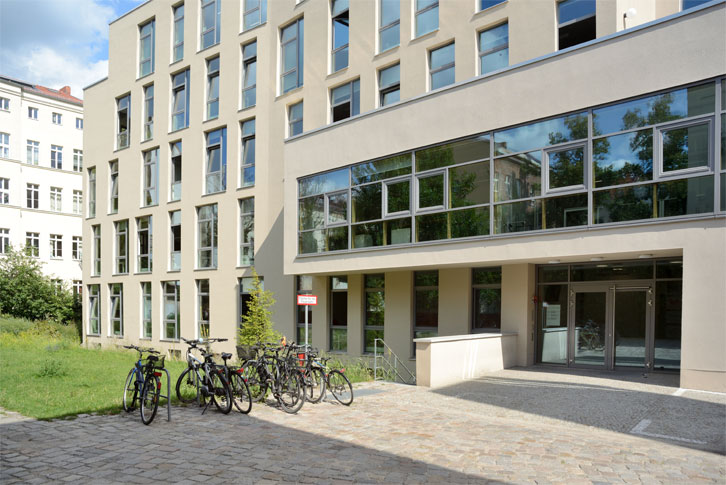 Gebäudeansicht des Haus 12 auf dem Pfefferberg