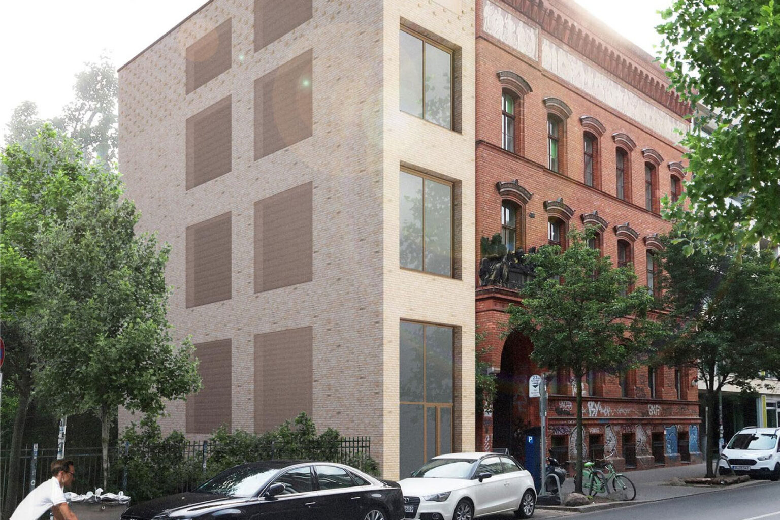 Blick auf das Weinmeisterhaus - Jugendkulturzentrum Berlin-Mitte