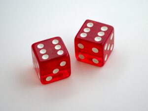 2 rote Würfel