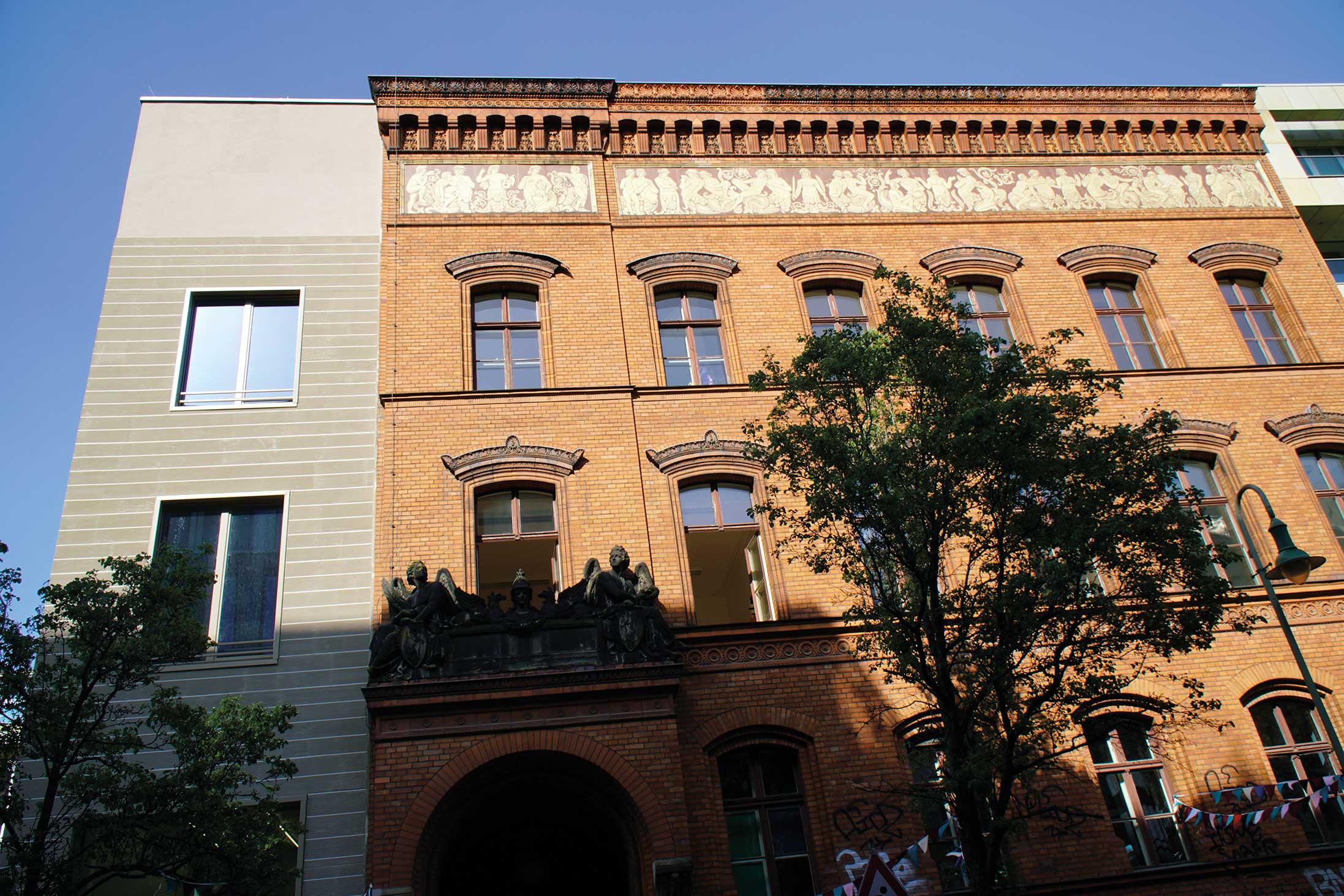 Architektonische Front des Weinmeisterhauses in Mitte